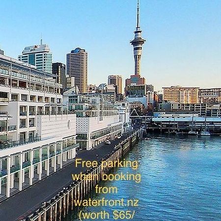Waterfront Seaview Hotel Apartment - Same Building Block As Auckland Hilton Luaran gambar
