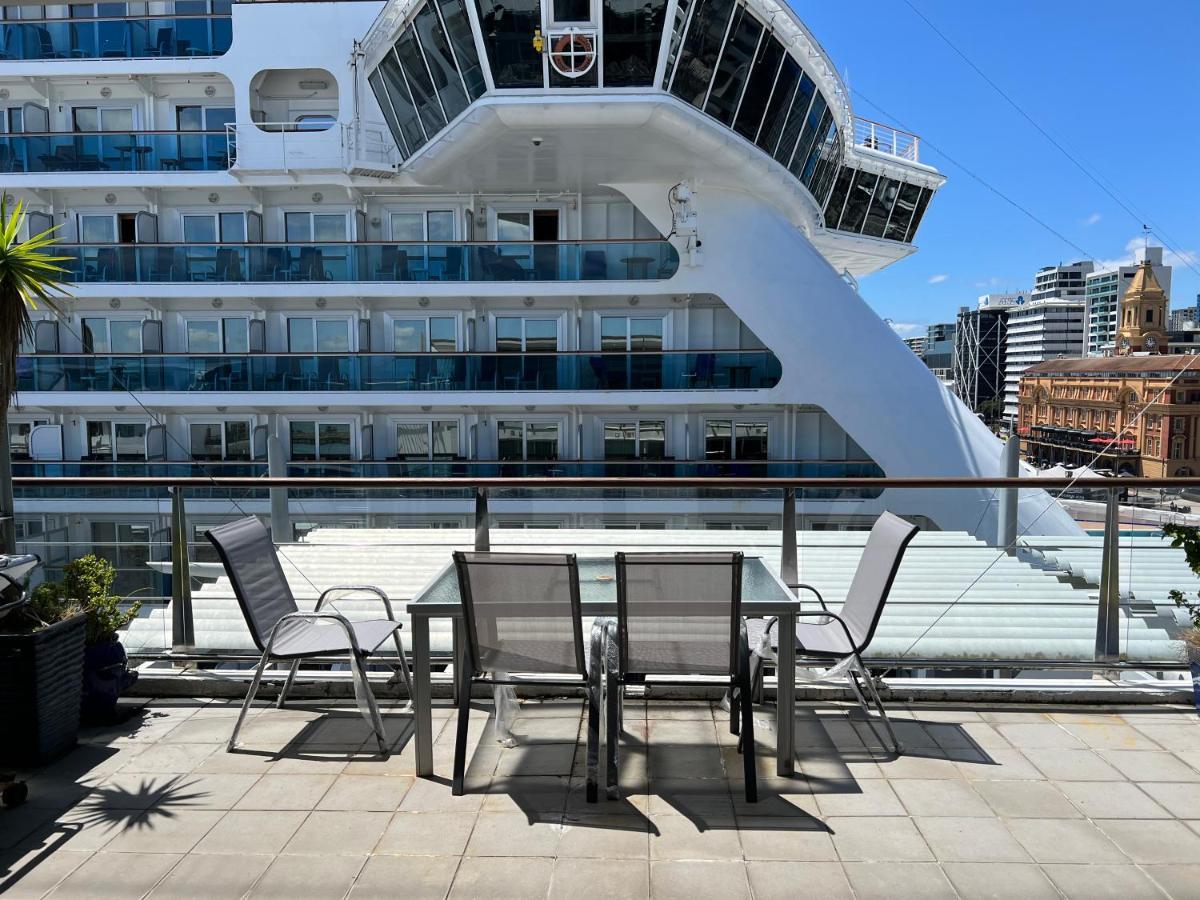 Waterfront Seaview Hotel Apartment - Same Building Block As Auckland Hilton Luaran gambar
