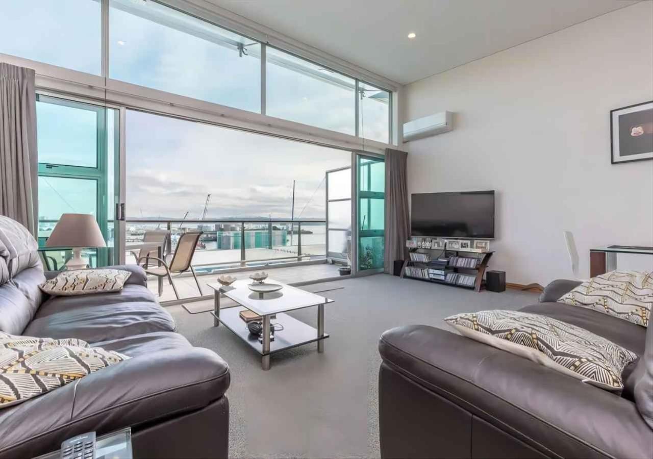 Waterfront Seaview Hotel Apartment - Same Building Block As Auckland Hilton Luaran gambar