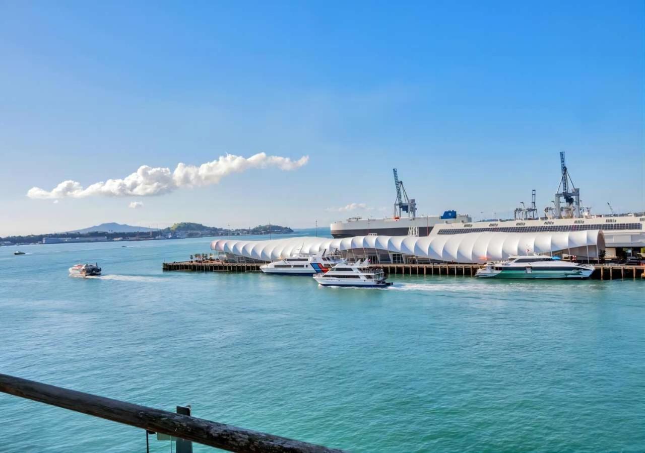 Waterfront Seaview Hotel Apartment - Same Building Block As Auckland Hilton Luaran gambar