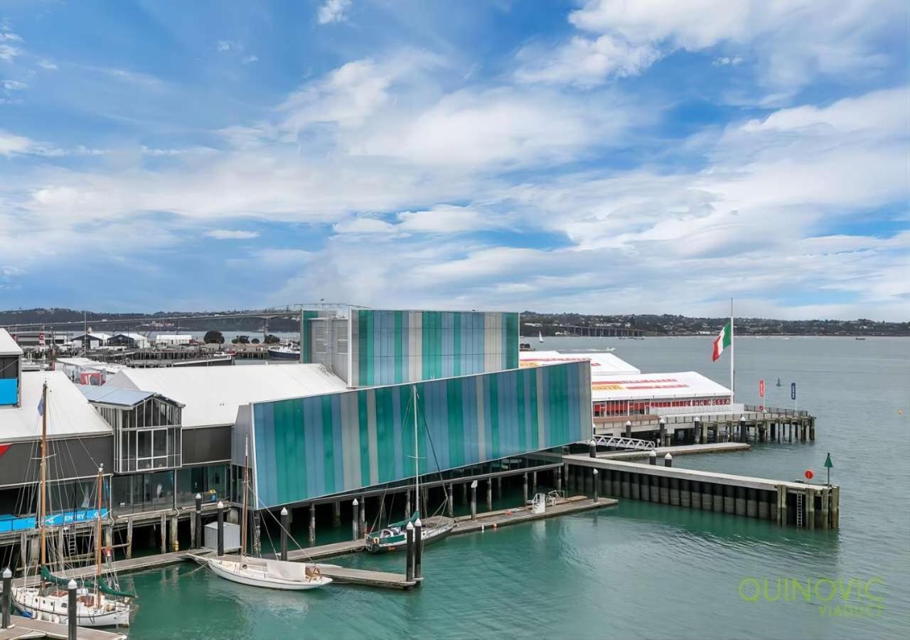 Waterfront Seaview Hotel Apartment - Same Building Block As Auckland Hilton Luaran gambar