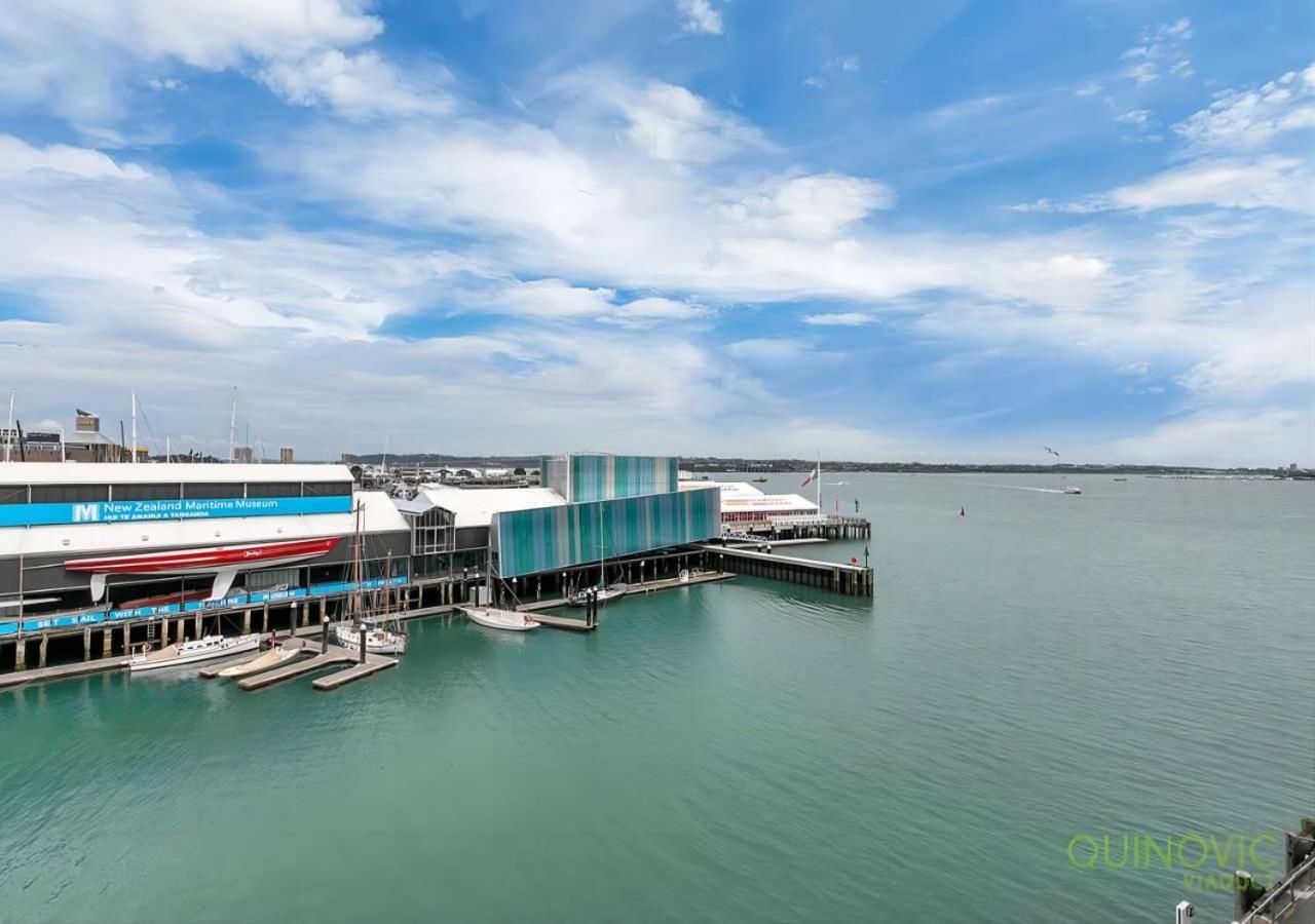 Waterfront Seaview Hotel Apartment - Same Building Block As Auckland Hilton Luaran gambar