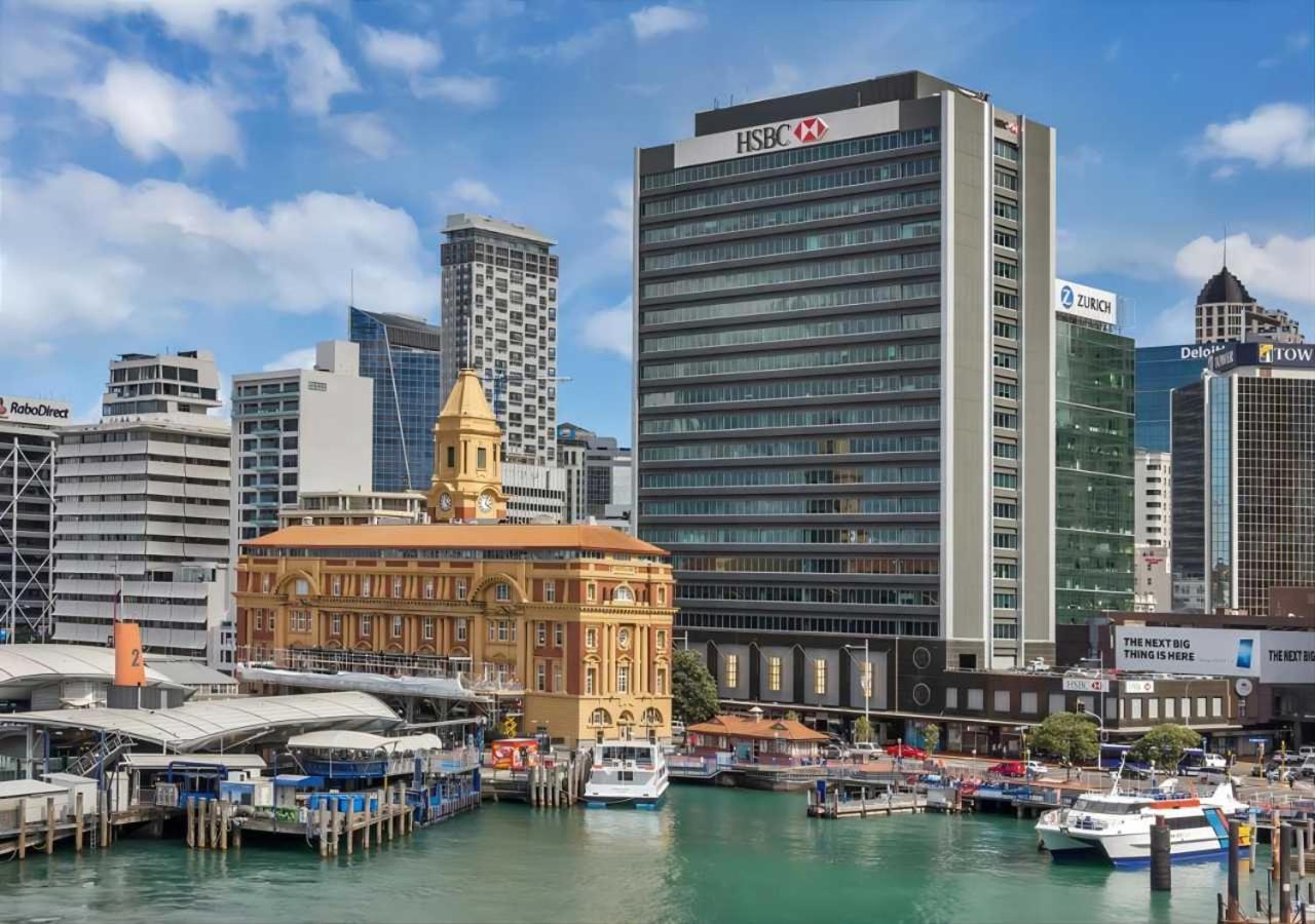 Waterfront Seaview Hotel Apartment - Same Building Block As Auckland Hilton Luaran gambar
