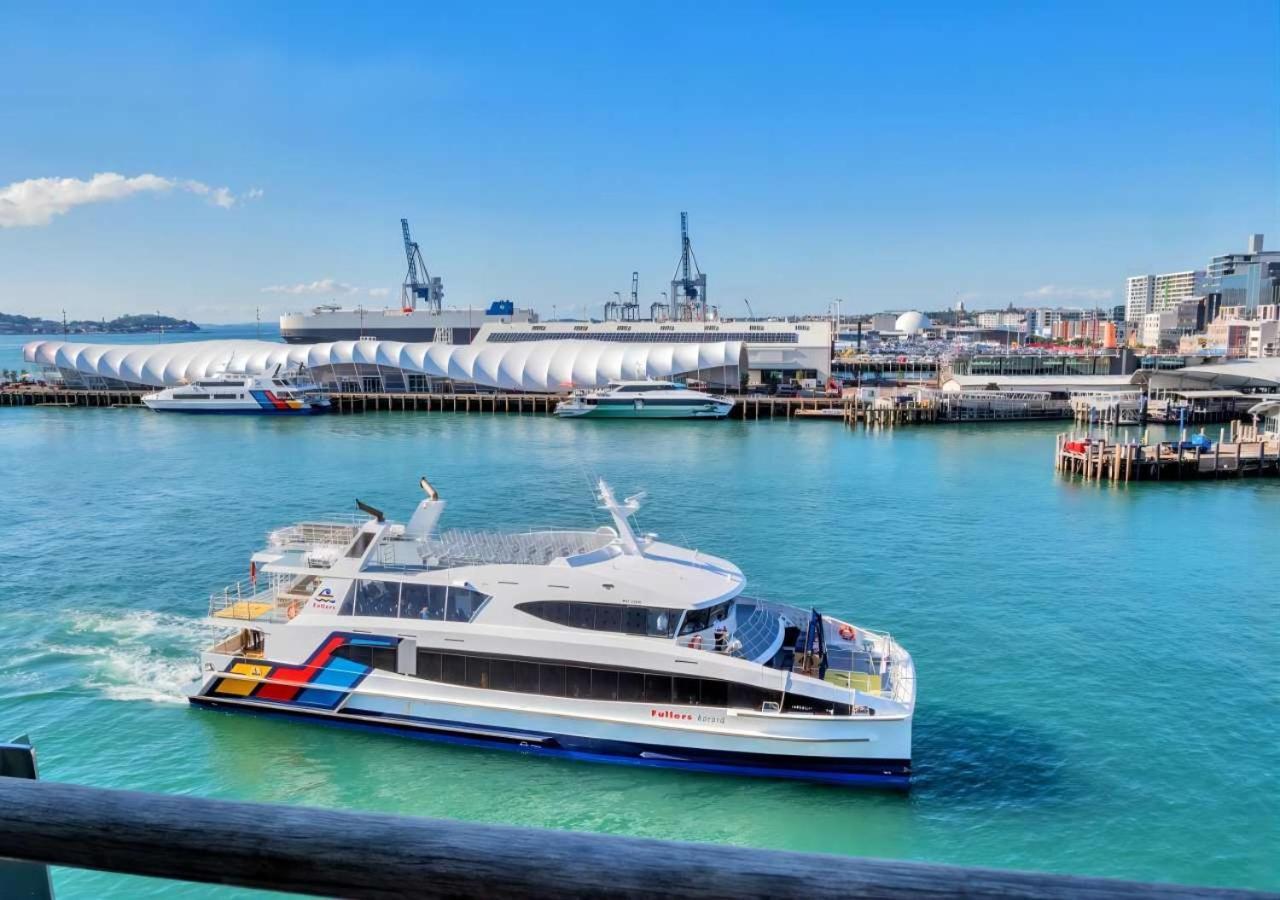 Waterfront Seaview Hotel Apartment - Same Building Block As Auckland Hilton Luaran gambar