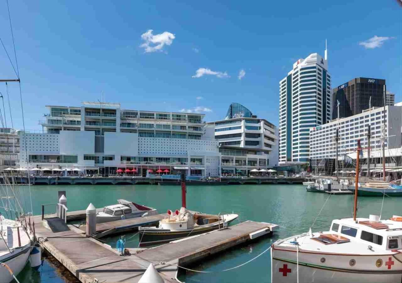 Waterfront Seaview Hotel Apartment - Same Building Block As Auckland Hilton Luaran gambar