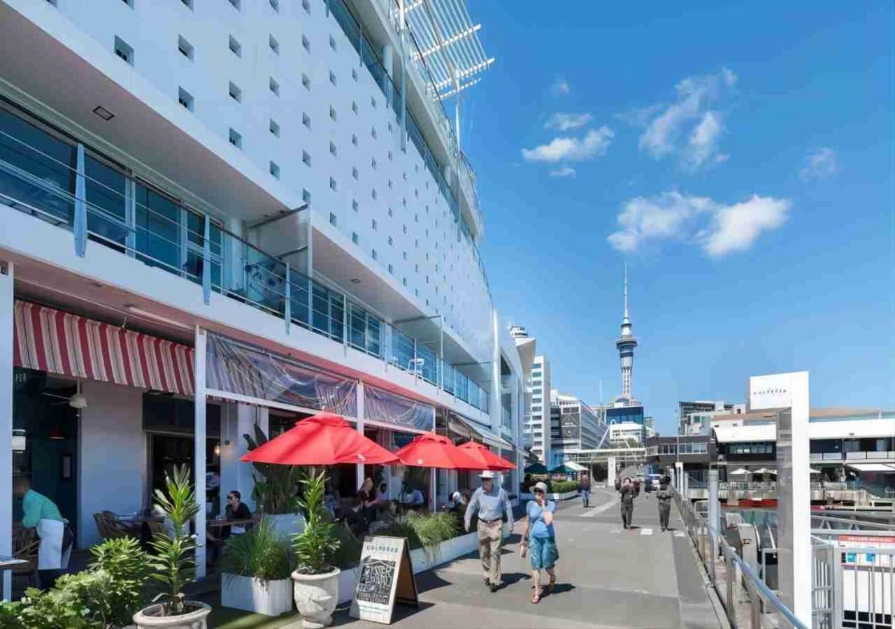 Waterfront Seaview Hotel Apartment - Same Building Block As Auckland Hilton Luaran gambar